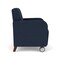 Lesro Siena Lounge Reception Guest Chair w/ Front Casters, 27 in W 29.5 in L 32.5 in H SN1101 - alternate 3